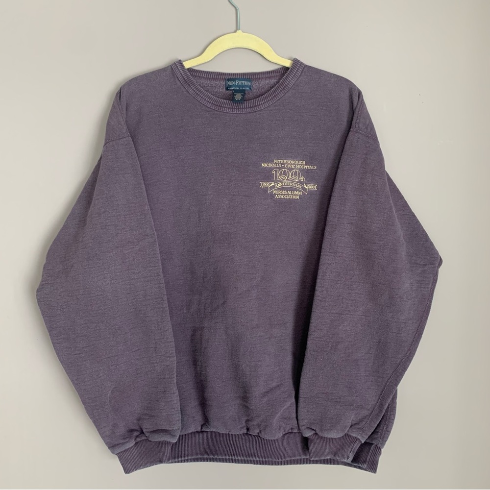 Vintage Purple Wash Crewneck